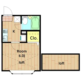 COZY源氏前【201号室】の間取り
