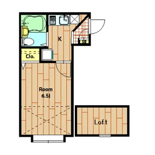 COZY源氏前【203号室】の間取り