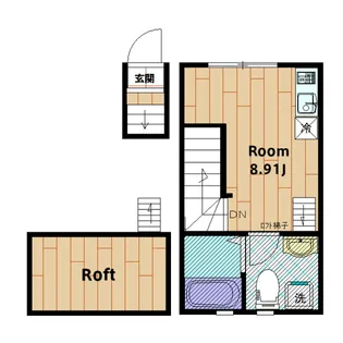 サイプレス糀谷【202B号室】の間取り