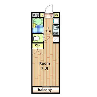 ハイツACT【102号室】の間取り