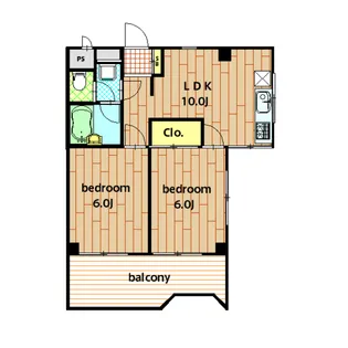 ハイツべるぐ大森【405号室】の間取り