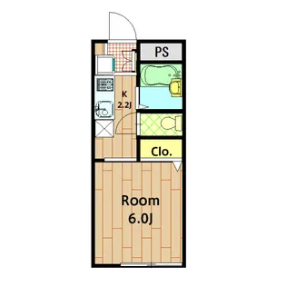 BEE・FLAT【102号室】の間取り