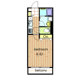 SC大森ビル【302B号室】の間取り