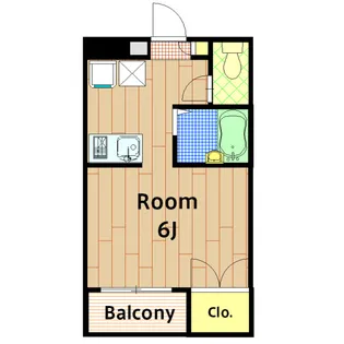 メゾン新広尾【304B号室】の間取り