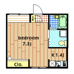 メゾンプレジール【103号室】の間取り