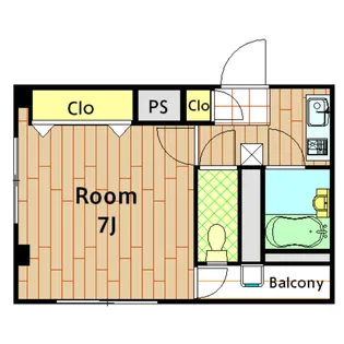 ロフティ池上【202号室】の間取り