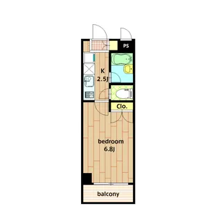セレストコーワ【304号室】の間取り
