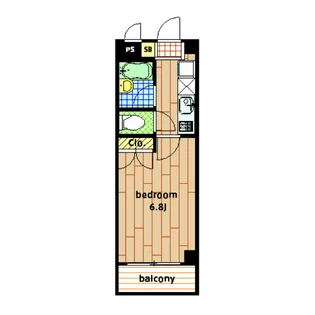 セレストコーワ【402K号室】の間取り