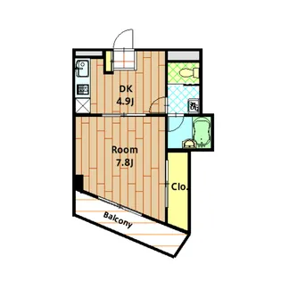 田中ファミリーハイツ【302号室】の間取り