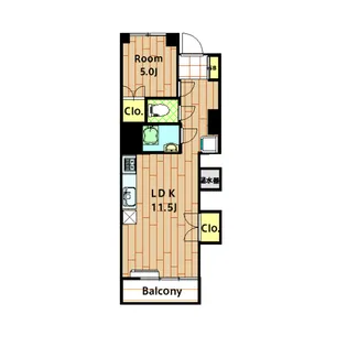 TSK蒲田フラワーマンション【815号室】の間取り