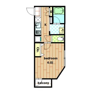 Dプレイス羽田【201号室】の間取り