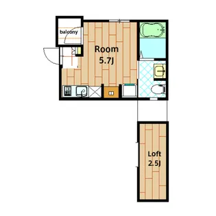 TRIANGLE大森西【302号室】の間取り