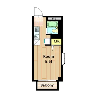 トルース蒲田【301B号室】の間取り