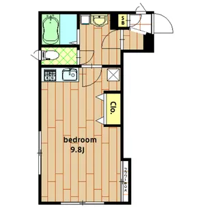 NAGUMO HOUSE(ナグモハウス)【201号室】の間取り