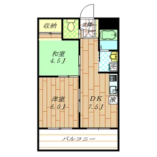 セントラルハイツ【203号室】の間取り