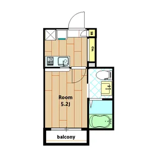 サン ヴィータ【201号室】の間取り