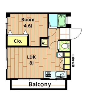 島田ハイツB【101B号室】の間取り