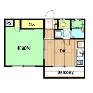 ニューライフ大森【205B号室】の間取り