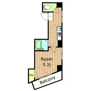 エクセルⅡ【801K号室】の間取り