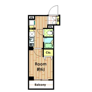 エクセルⅤ【401B号室】の間取り