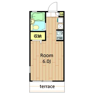 スズキコーポ【101B号室】の間取り