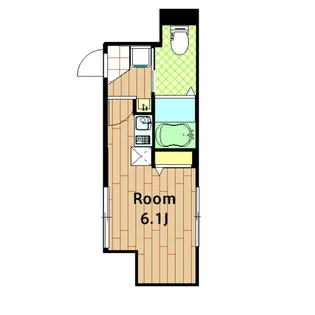 エフプレスト大森東【104号室】の間取り