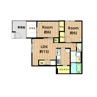 ノリアセット【101号室】の間取り
