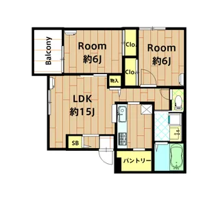 ノリアセット【301号室】の間取り