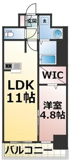 愛知県名古屋市東区代官町【マンション】の間取り