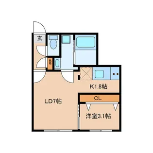 愛知県名古屋市千種区今池5丁目【マンション】の間取り