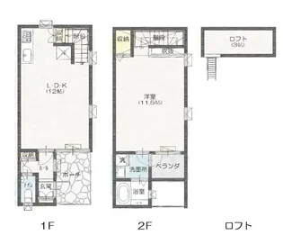 Stanford squareの間取り