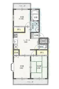 OGパレス【1階】の間取り