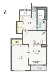 エターナル【1階】の間取り