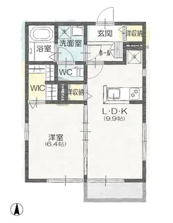 フィカーサ【2階】の間取り