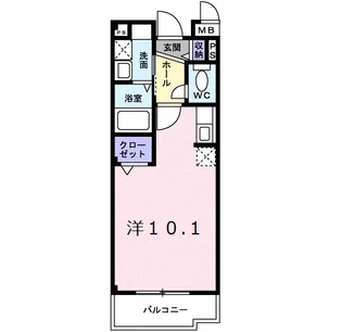ナカイパレス PartⅡ【202号室】の間取り