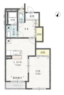 エターナル【1階】の間取り