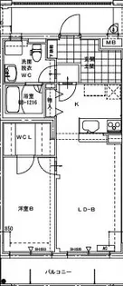 ピエールオリジン【2階】の間取り