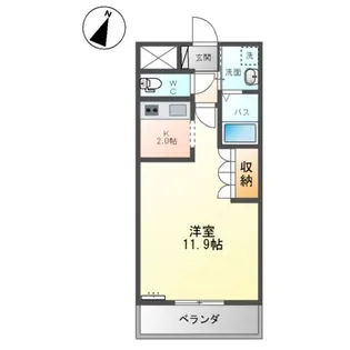 アランチーノ【2階】の間取り