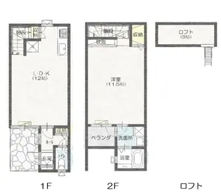 Oxford squareの間取り