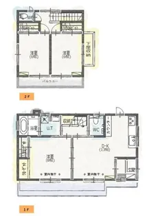 群馬県前橋市昭和町2丁目【一戸建】の間取り