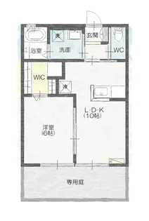 ロザージュ【1階】の間取り
