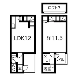 Stanford squareの間取り