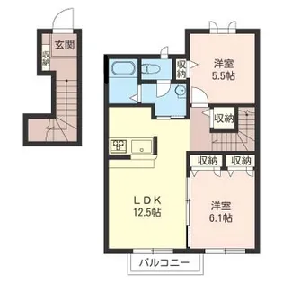 和 A 【2階】の間取り