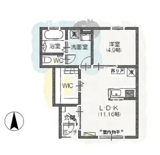 AVATAR【1階】の間取り