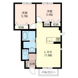 SDS12A棟【1階】の間取り