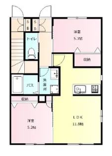 リヴェール【1階】の間取り