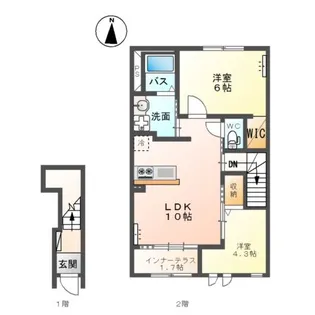 アルバ【2階】の間取り