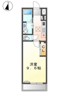 ヴィラ・ソレイユA【2階】の間取り