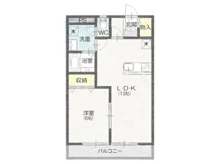 MKS江木ハイツ【2階】の間取り