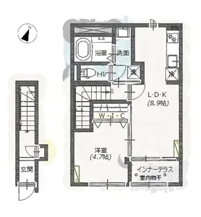 さくら・ガーデン【2階】の間取り